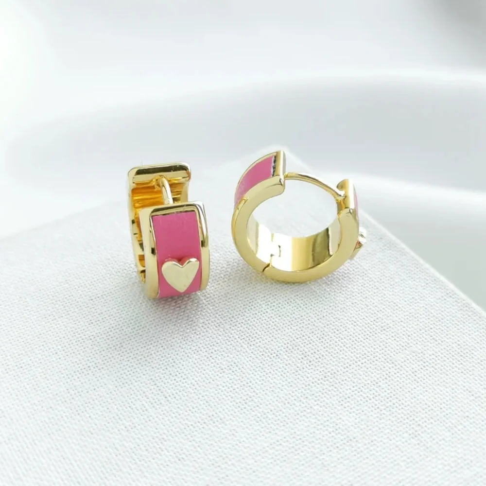EARRING/BRACELET SET  Baby Pink Heritage  coordinated set 🩷💛comes with Bag - Picture 5 of 6
